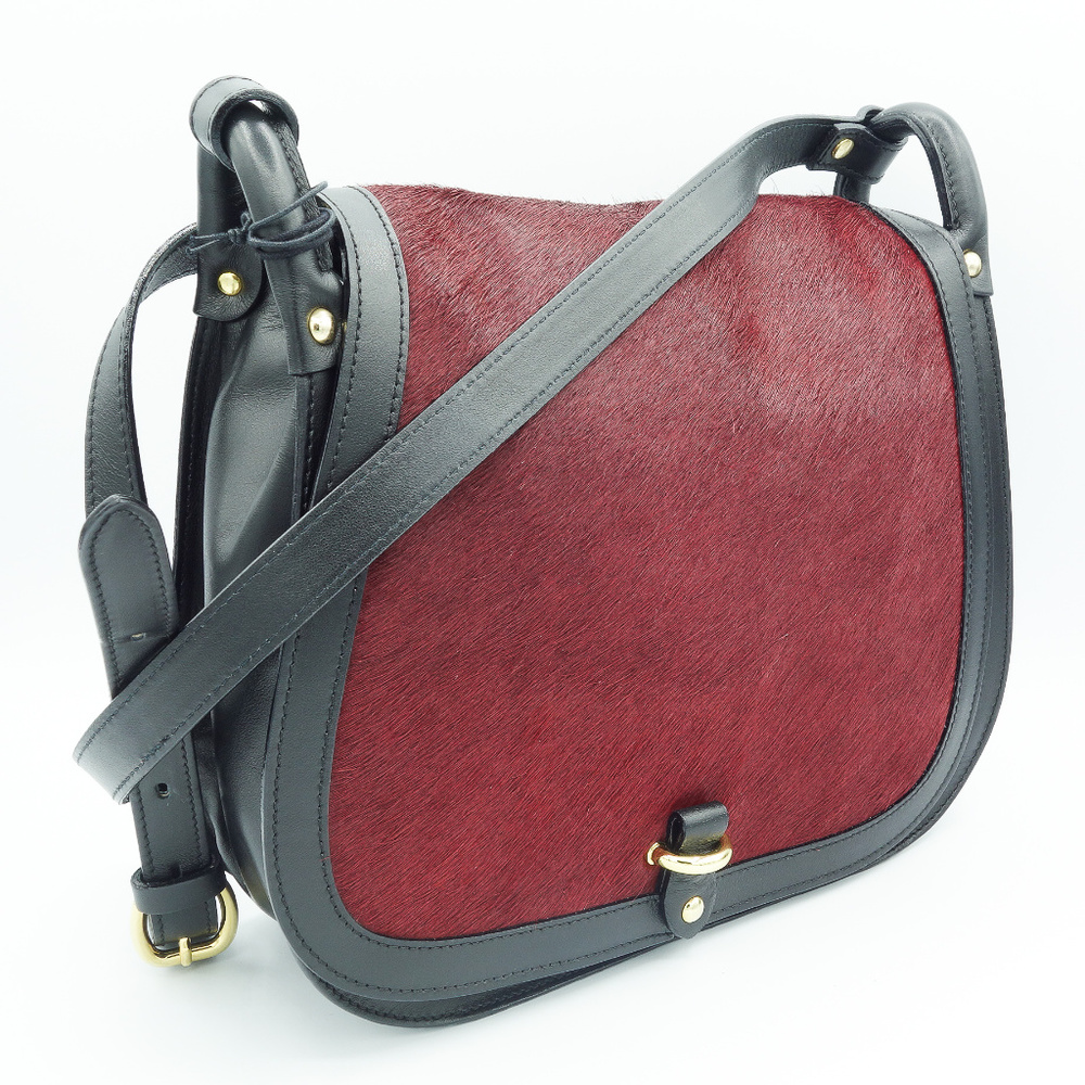 Cavalcanti Crossbody- Black & Burgundy
